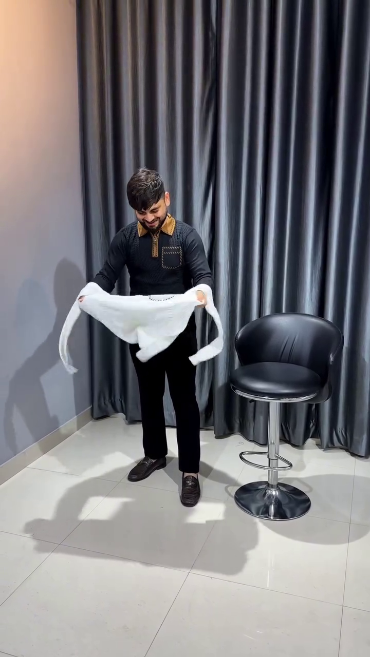 Try This Printed Polo Neck Fullsleeve T-Shirt, Long Sleeve Tshirt Classic Zip Collared Polo Shirt Fashion Casual Shirts - Image 8