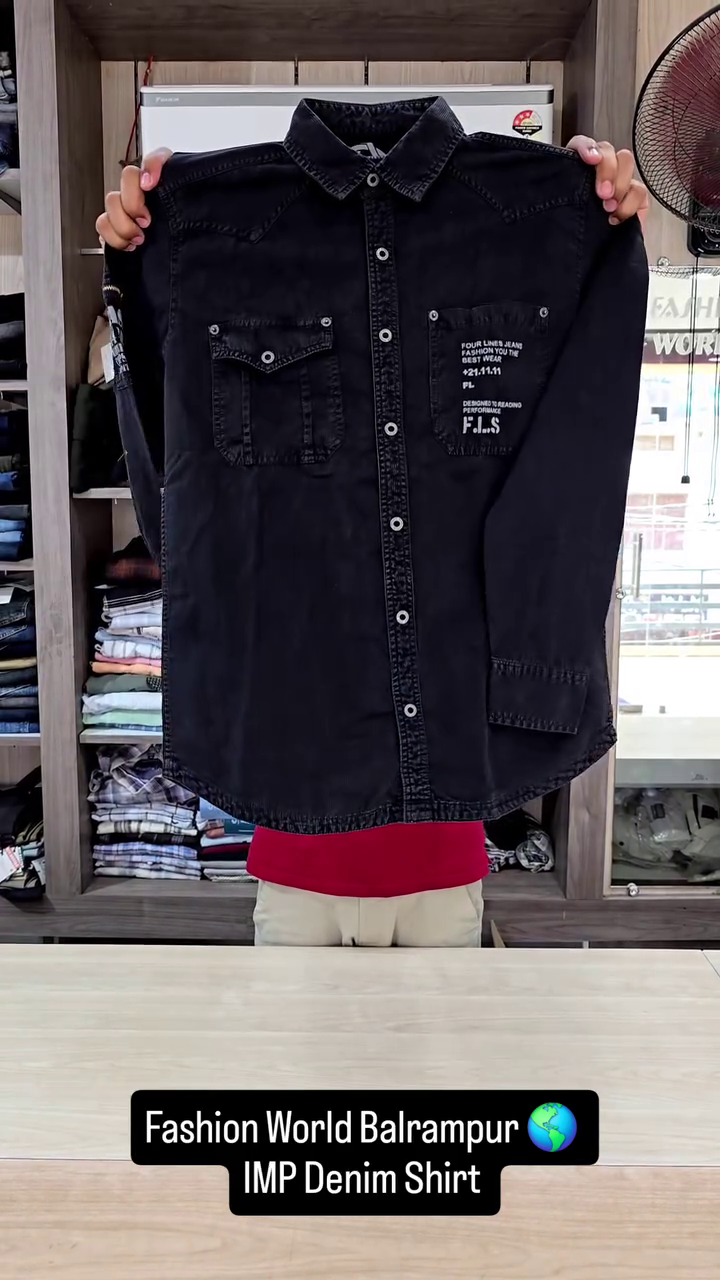 Comfortable Fashion Wear Men’s Premium Denim Shirt - Image 5