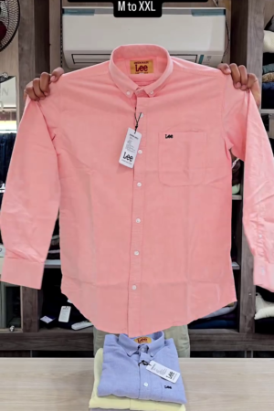 Classic Minimal Style Men’s Plain Solid Shirt