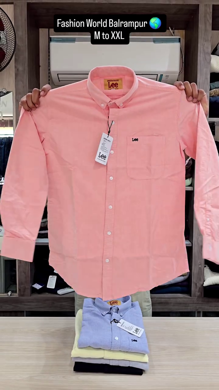 Classic Minimal Style Men’s Plain Solid Shirt