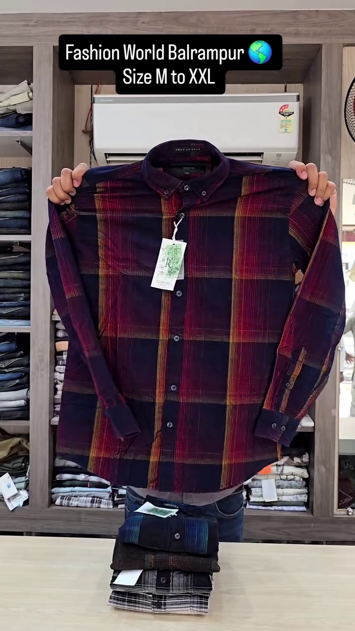 Stylish Casual Men’s Classic Checked Shirt