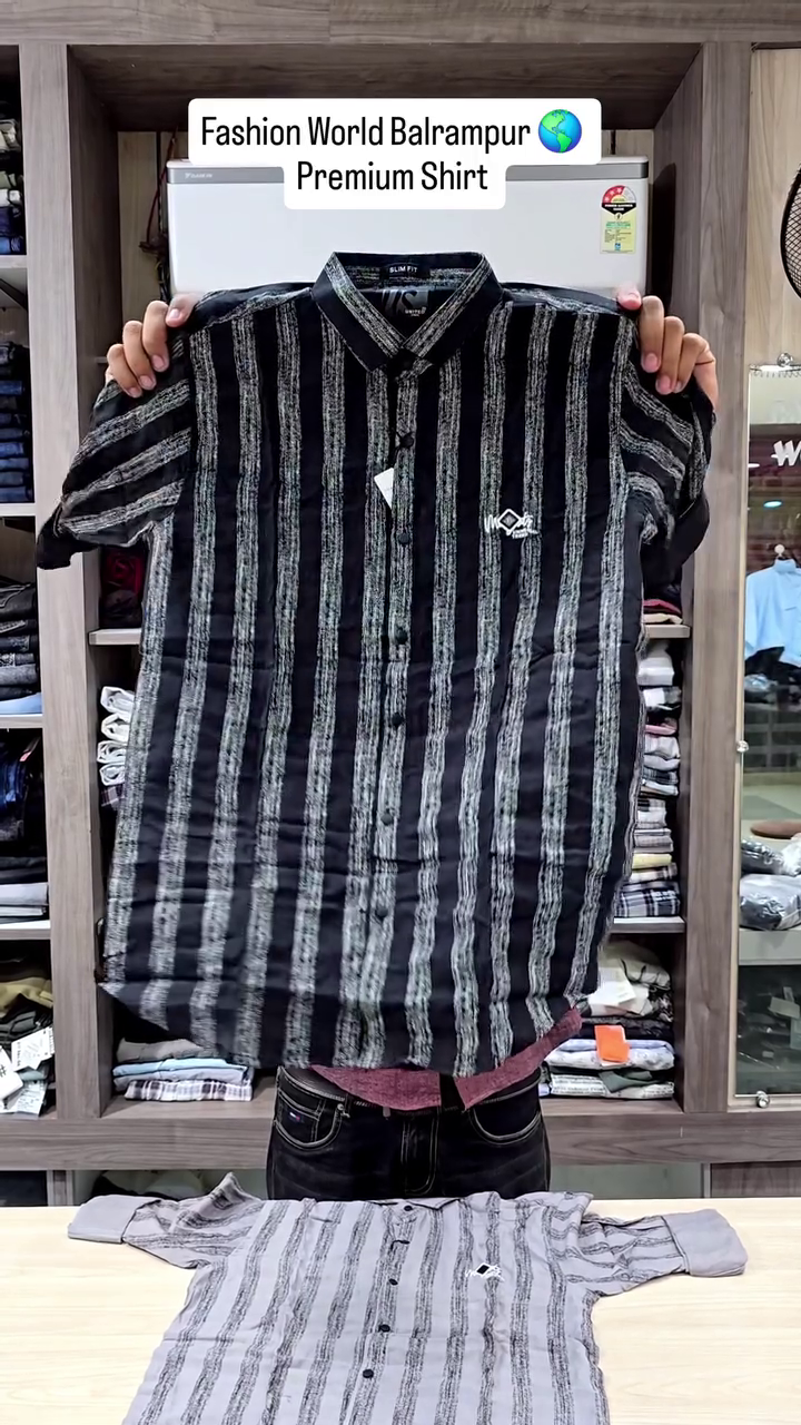 Premium Summer Comfort Men’s Stripe Linen Shirt - Image 4