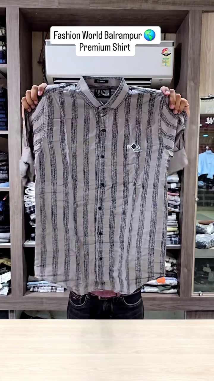 Premium Summer Comfort Men’s Stripe Linen Shirt - Image 5