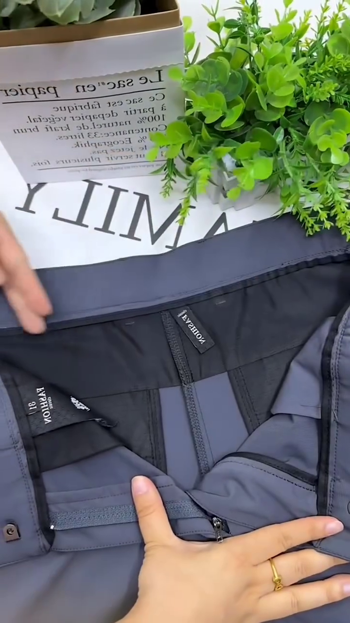 Premium Convertible Cargo Hiking Pants, Elastic Waist, Quick-Dry Fabric, Perfect for Trekking, Gym, Outdoor Activities - Image 4