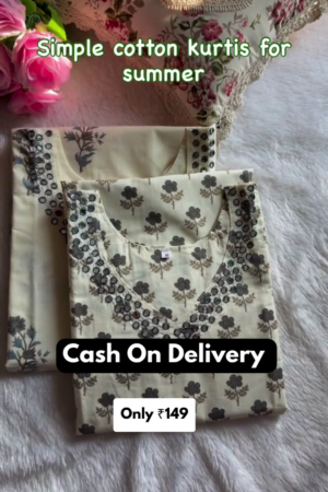 Women’s Simple Cotton Kurti
