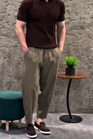Men’s Korean Style T-Shirt & Pants Set