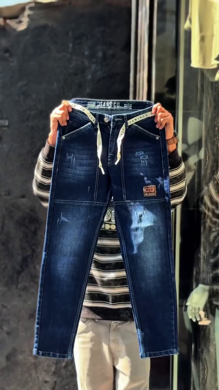 Men’s Denim Skinny Jeans: - Image 4