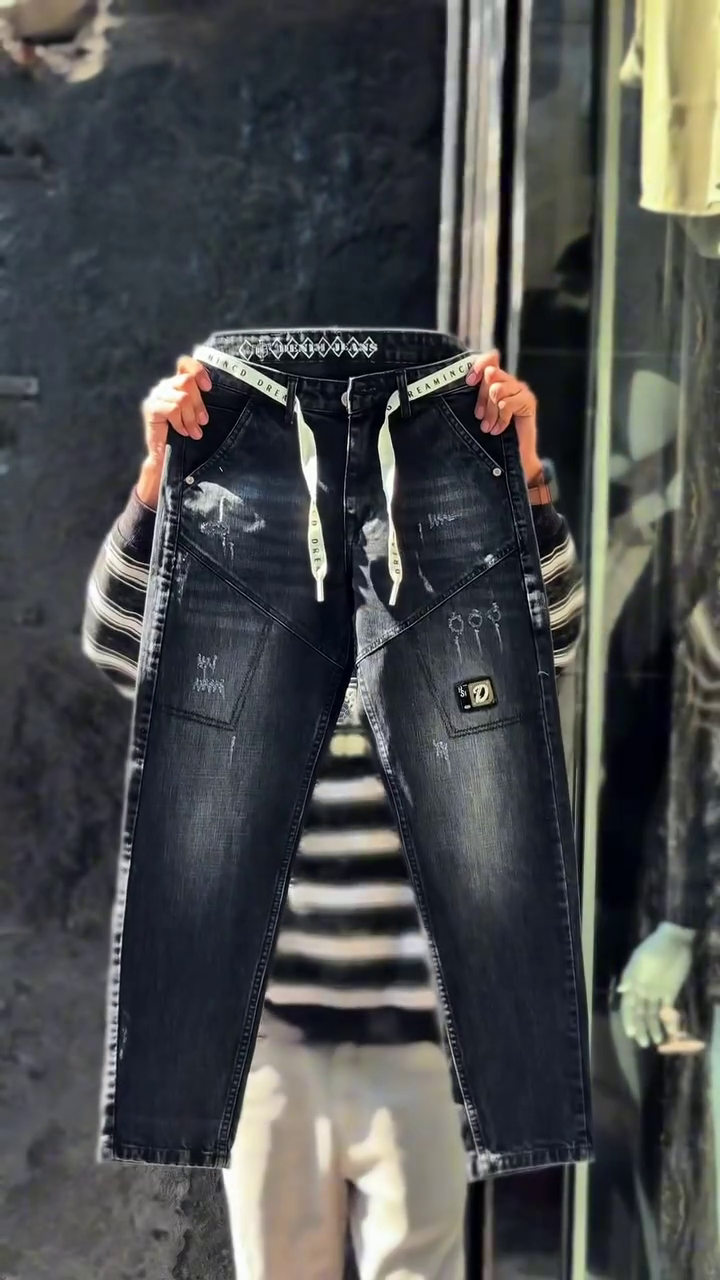 Men’s Denim Skinny Jeans: - Image 3
