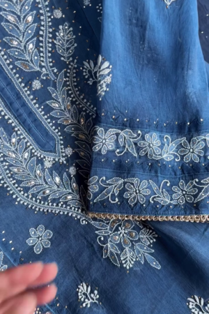 Women's Long Kurti with Pant & Dupatta