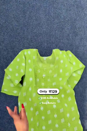 Women's Short Kurti with Stylish Design